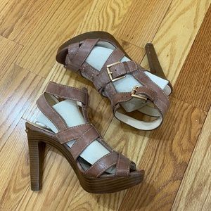 **Coach Stefanie Vacchatta Waxy Leather Platform